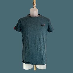 Super Dry Men’s Tee Shirt, Teal Color, Size XS